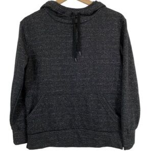 Champion charcoal grey elite women’s striped pullover